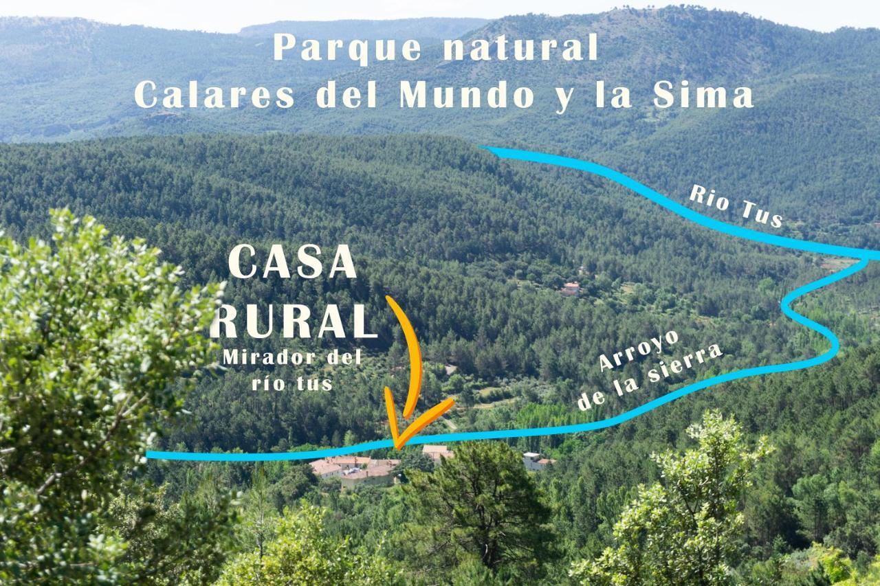Casa Rural Mirador Del Rio Tus, En Yeste Kültér fotó